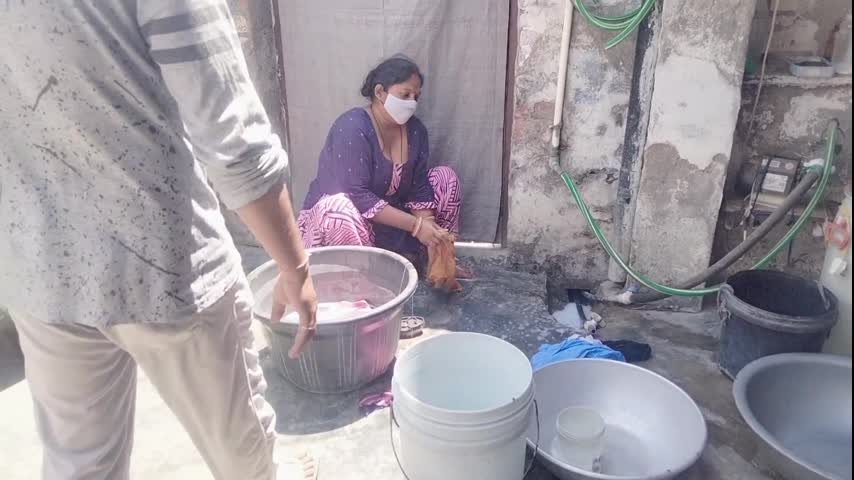 Fucked Wife While Washing Clothes